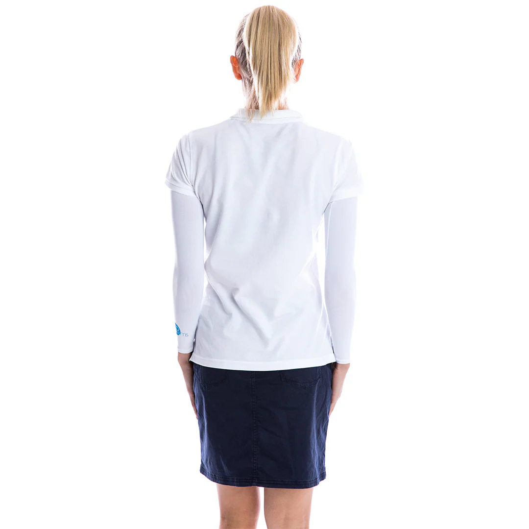 Original Arm Sleeves (White) — Short Length - Image 6
