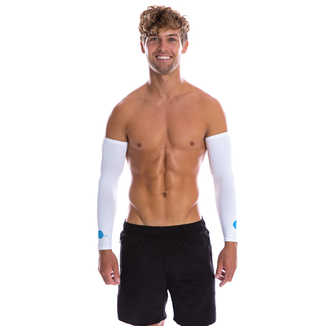 Original Arm Sleeves (White) — Short Length - Image 7