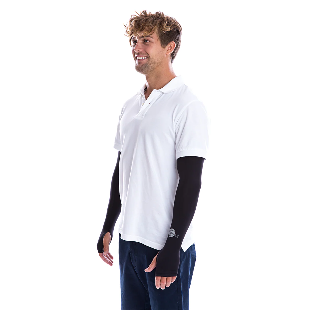Sleeves with Thumbhole (Black) - Image 4