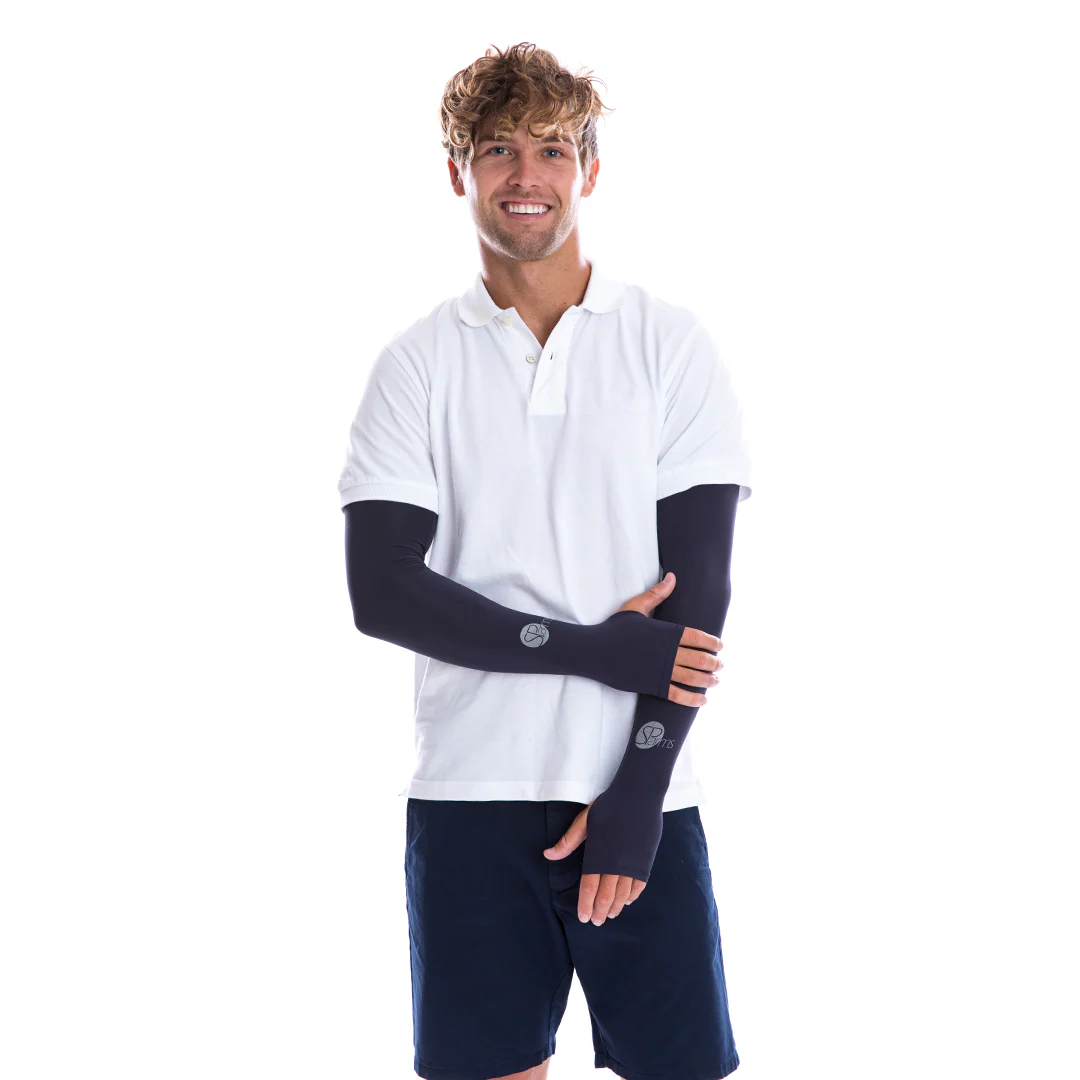 Sleeves with Thumbhole (Navy) - Image 3