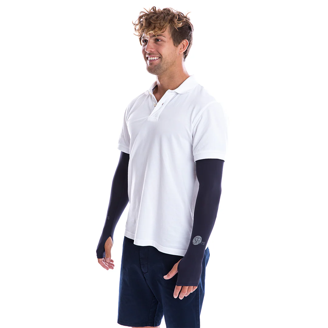 Sleeves with Thumbhole (Navy) - Image 4