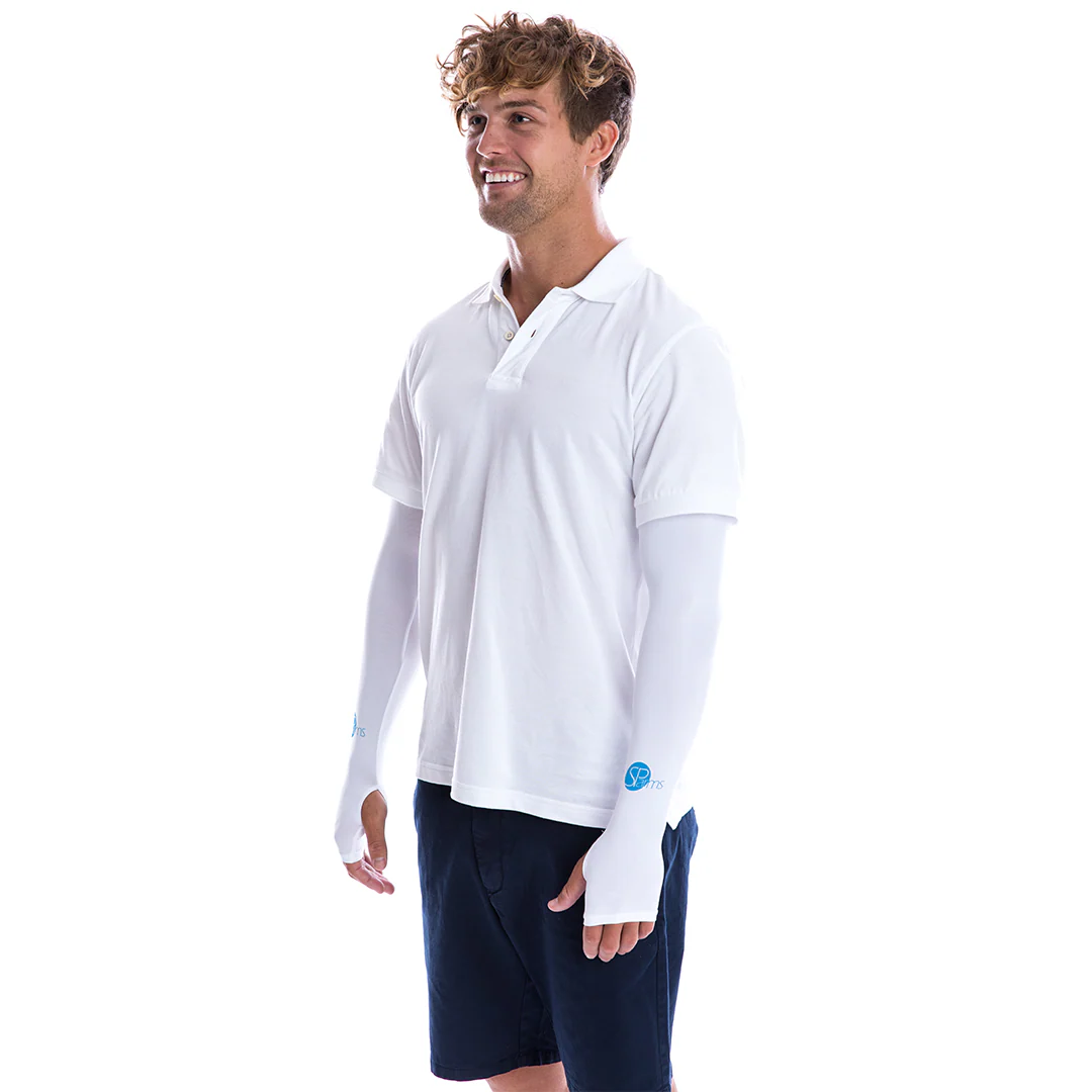 Sleeves with Thumbhole (White) - Image 4